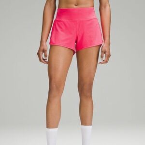 Speed Up Mid-Rise Lined Hot Pink